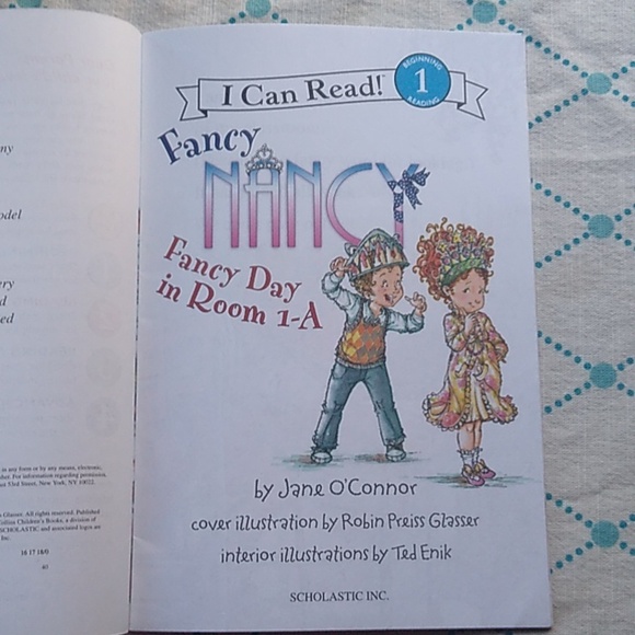 👩Fancy Nancy Level Reader Children's Picture Book Daycare Preschool Homeschool - Picture 5 of 6